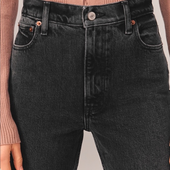 NWT Abercrombie Curve Love long vintage flares - Picture 7 of 8